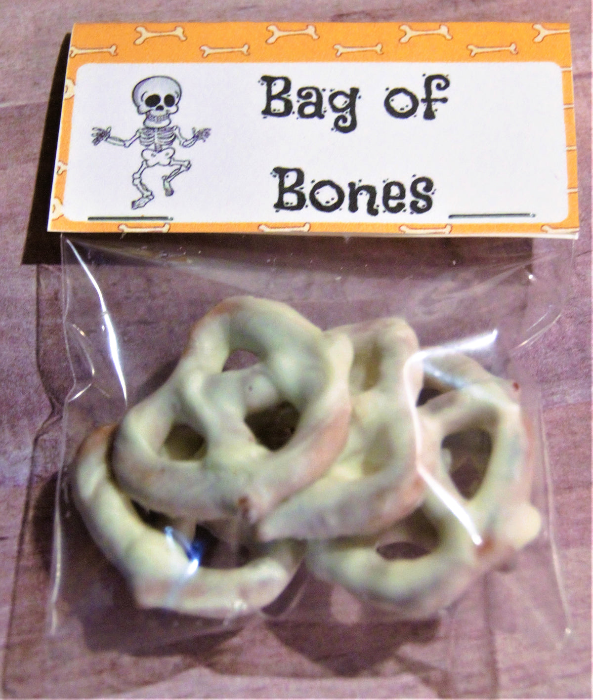 Bag of Bones Treat Bag Topper Digital Download