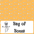 Bag of Bones Treat Bag Topper Digital Download