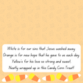 Candy Corn Treat Bag Topper Digital Download