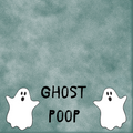 Ghost Poop Treat Bag Topper Digital Download