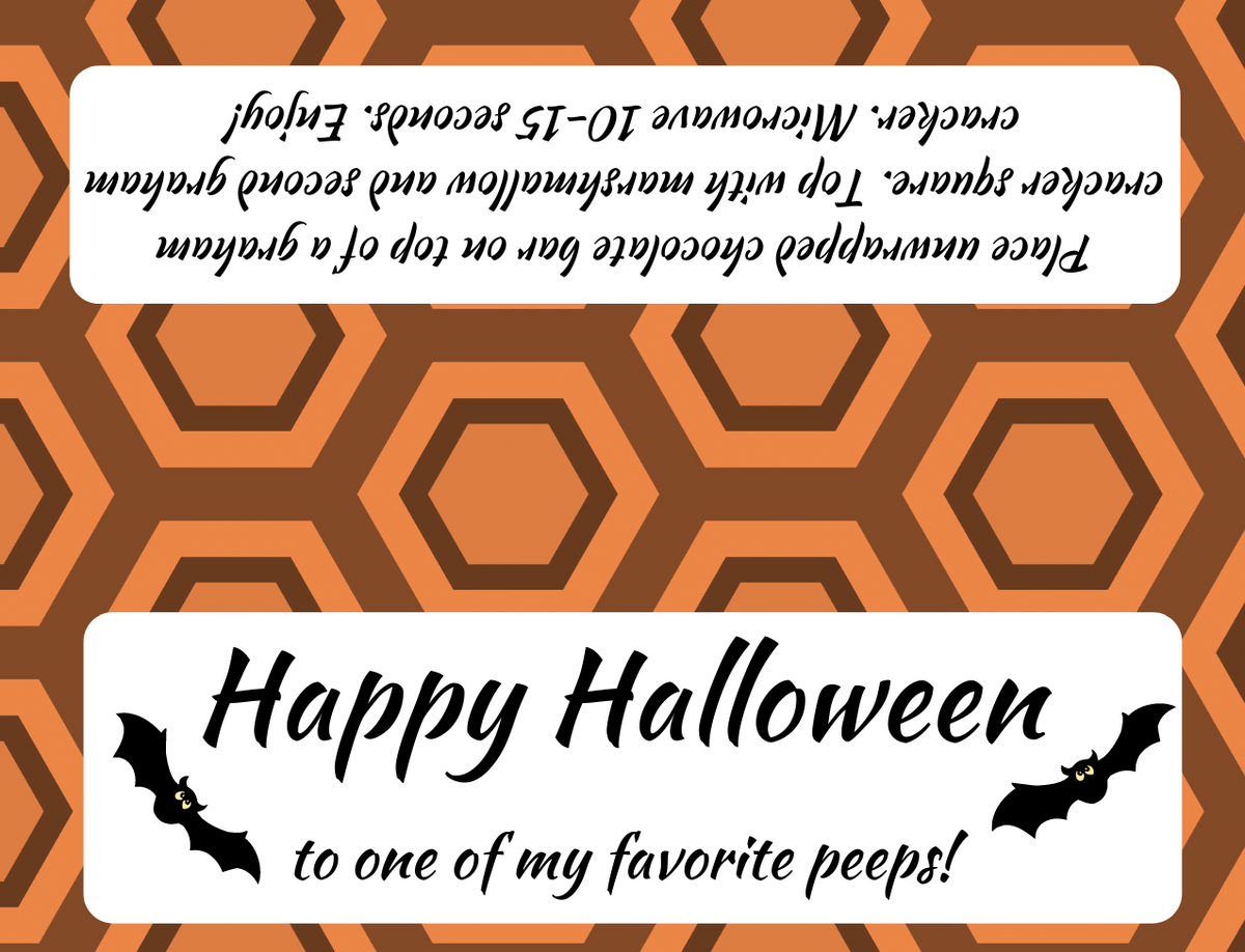 Halloween Peep Treat Topper Digital Topper