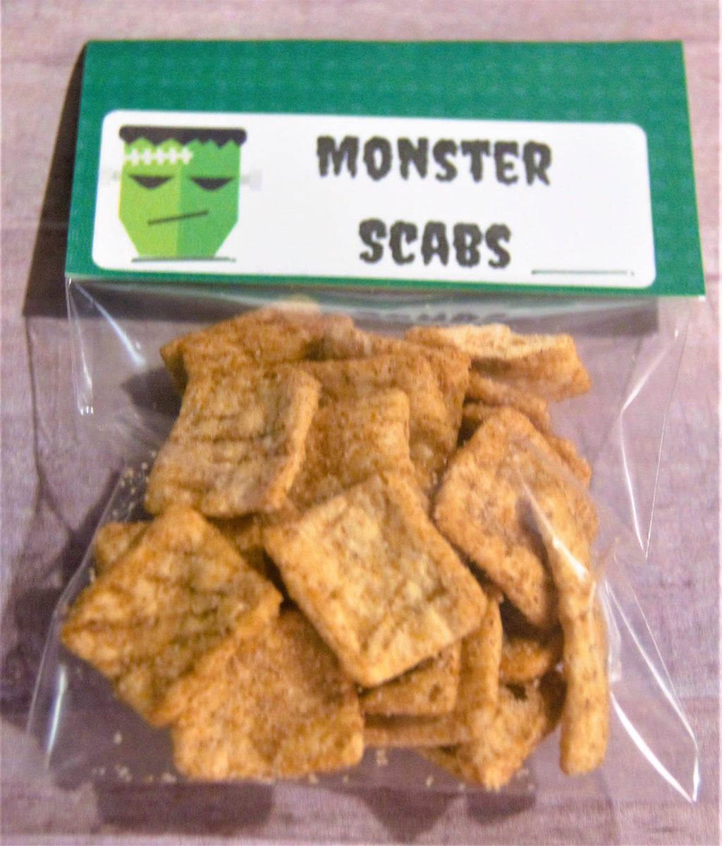 Monster Scabs Treat Bag Topper Digital Download