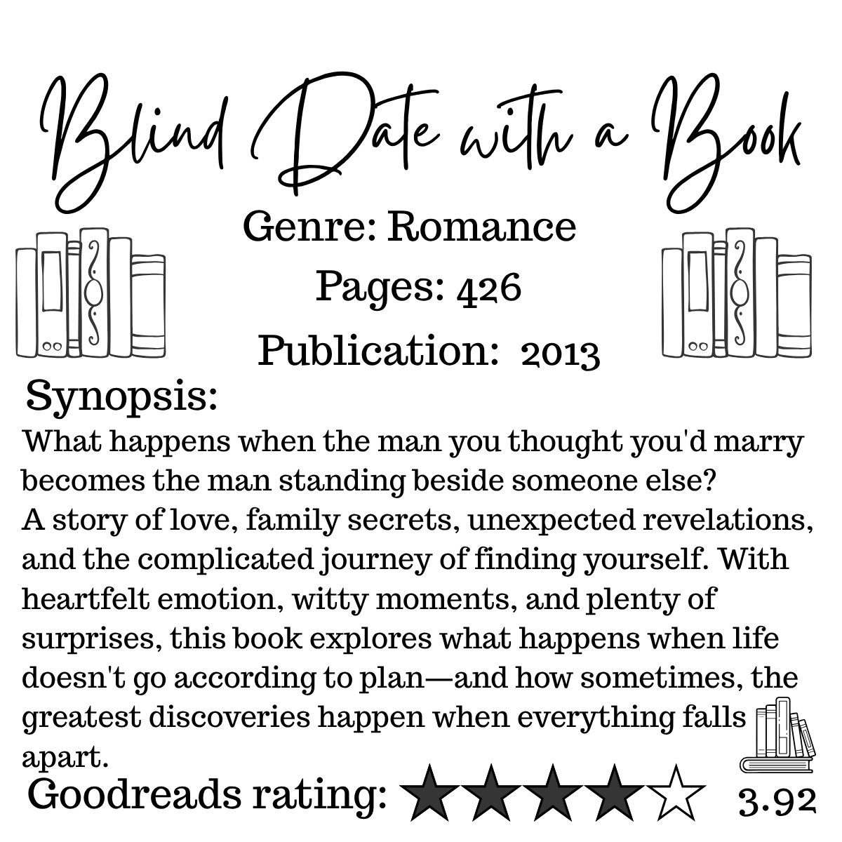 Blind Date with a Romance Book #2