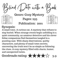 Blind Date with a Cozy Mystery Book #1
